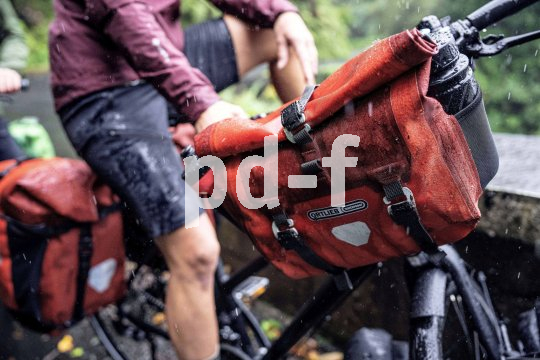 Fahrradlenker mit Tasche