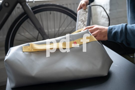 Tasche für Fahrrad-Akku