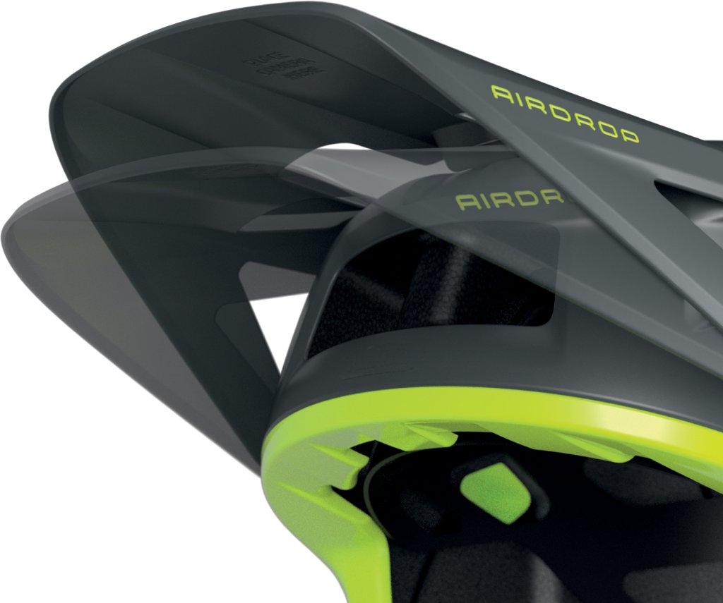 Detailaufnahme Visier Mountainbikehelm