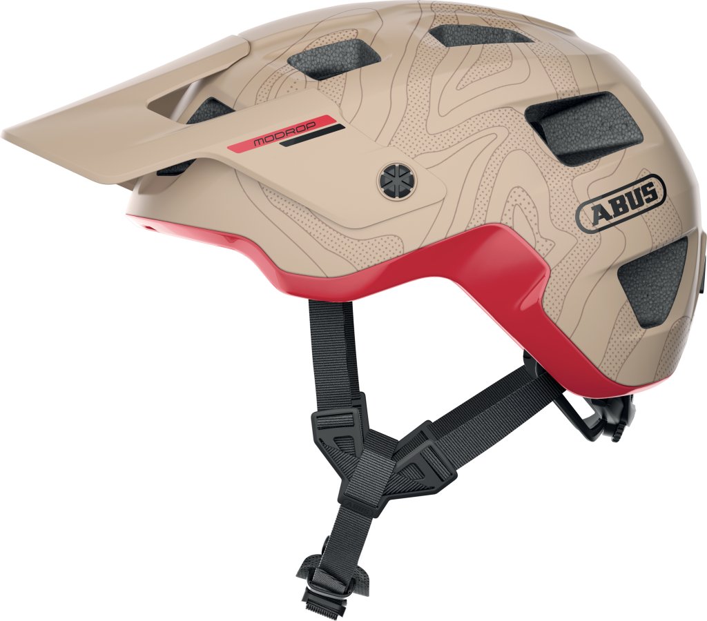 Freisteller Seitenansicht Mountainbikehelm