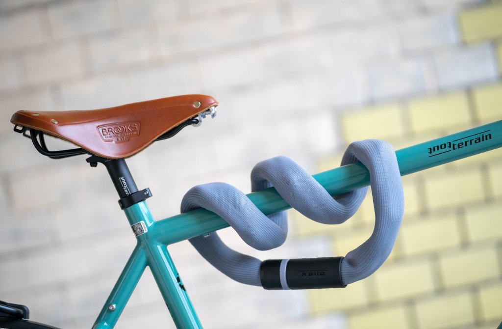 Fahrradschloss an Fahrrad