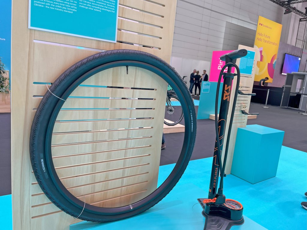 Luftpumpe von SKS Germany auf der Eurobike.