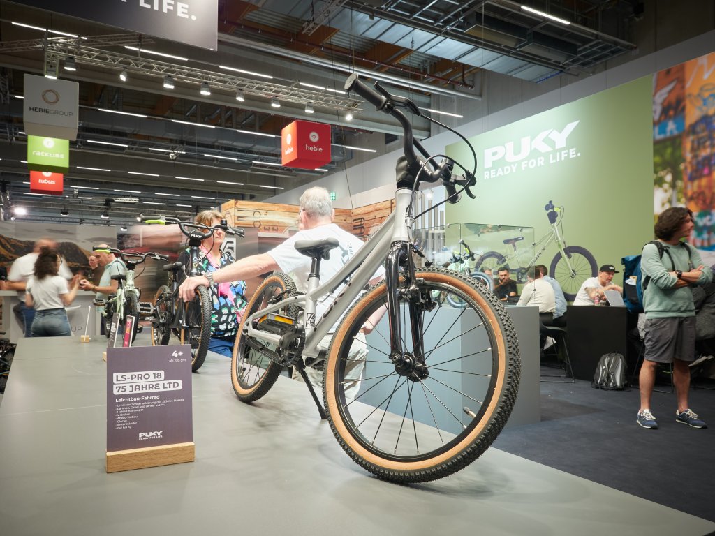 Kinderrad von Puky auf der Fahrradmesse Eurobike.
