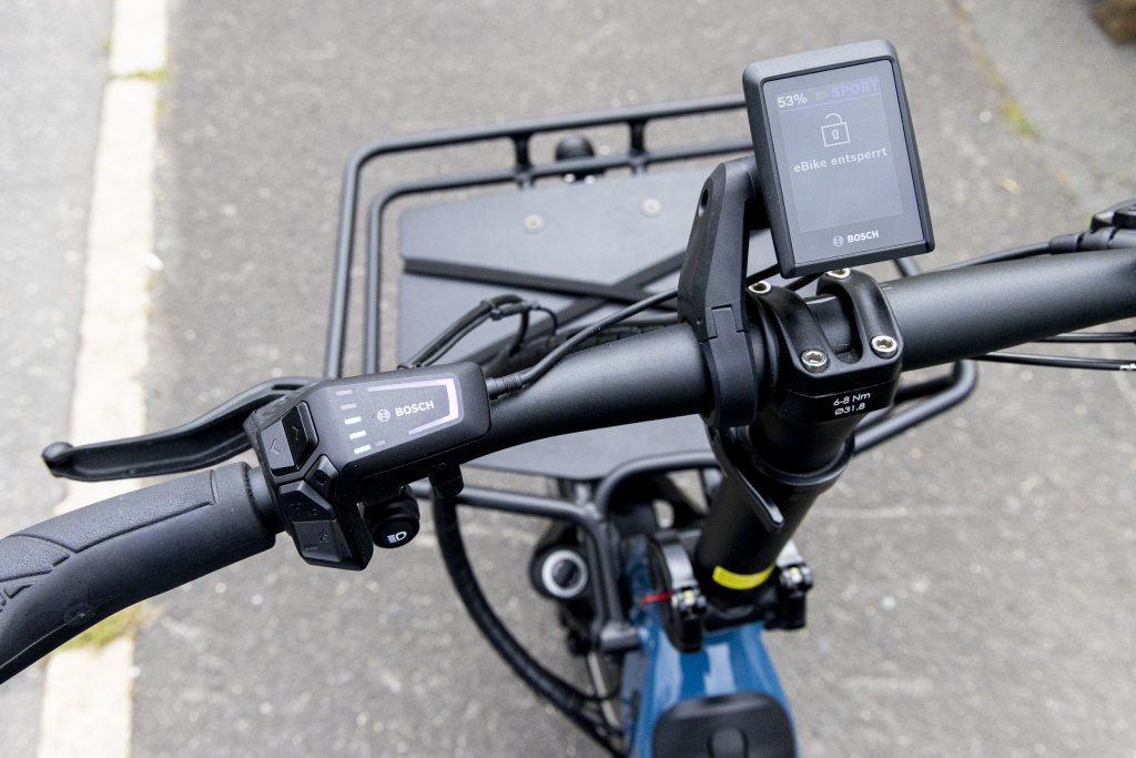 Handydisplay eines E-Bikes 