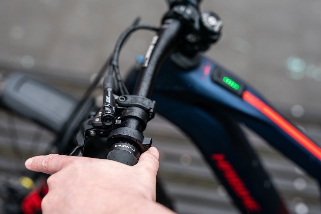 Bedienhebel für einen E-Bike-Antrieb.