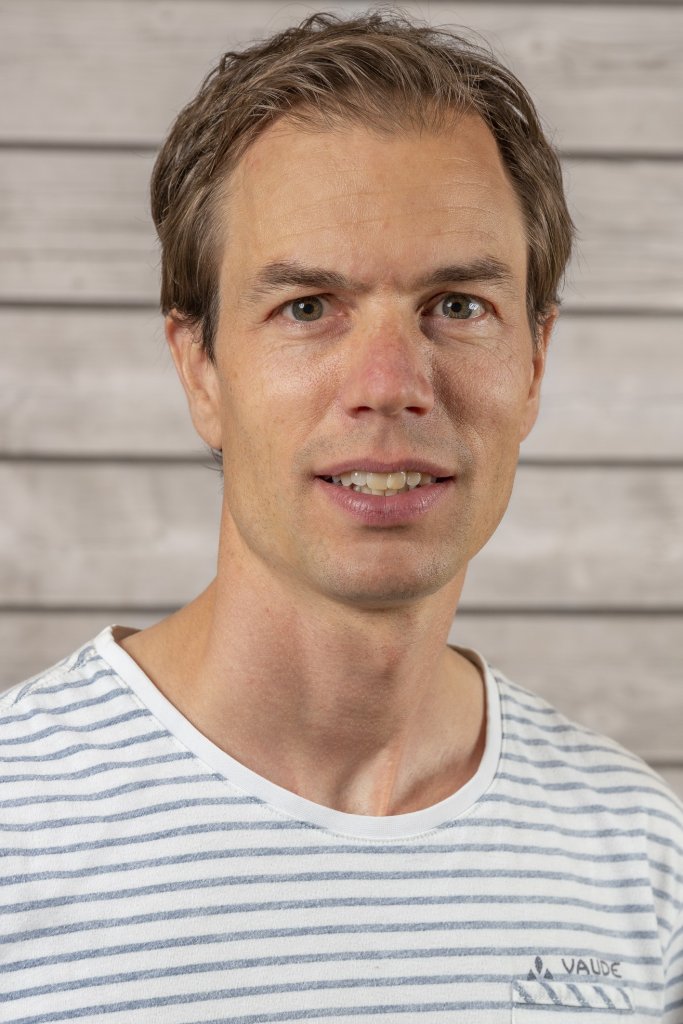Porträt von Benedikt Tröster von der Firma Vaude.
