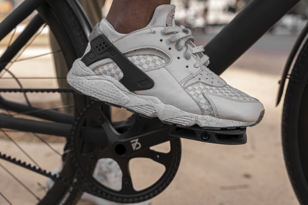 Schuh auf Pedal