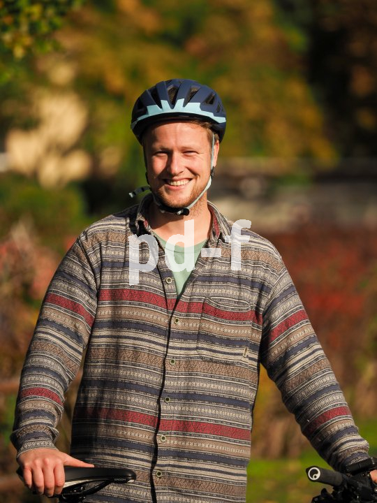 Porträt des Fahrradjournalisten Sebastian Gengenbach.
